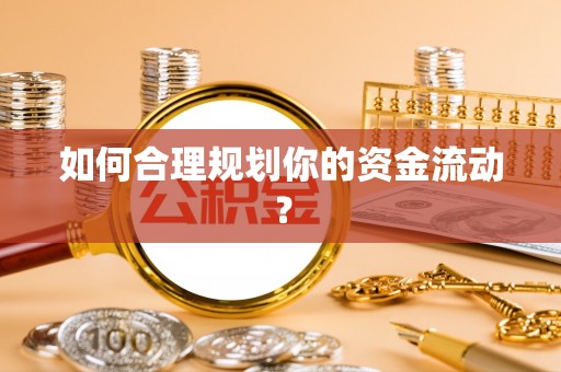 普湾新区如何合理规划你的资金流动？