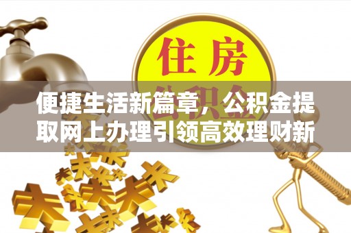 普湾新区便捷生活新篇章，公积金提取网上办理引领高效理财新趋势