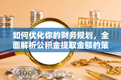 普湾新区如何优化你的财务规划，全面解析公积金提取金额的策略与技巧