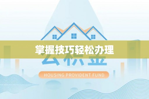 普湾新区掌握技巧轻松办理