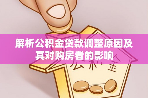 普湾新区解析公积金贷款调整原因及其对购房者的影响